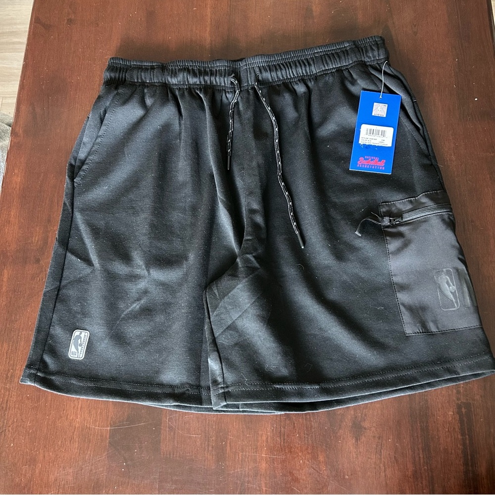 NBA Men’s Black Short sz Large Brand New